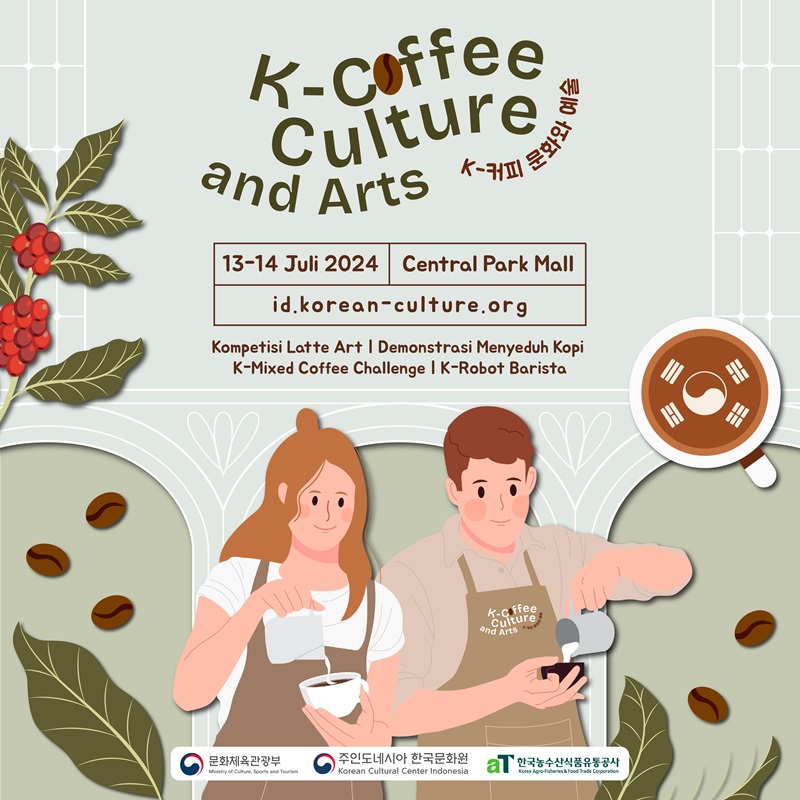 Poster Acara 'K-Coffee Culture and Arts'
