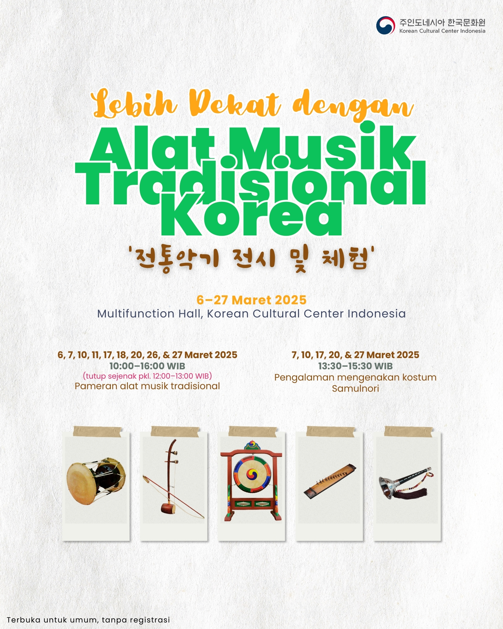 Lebih Dekat dengan Alat Musik Tradisional Korea