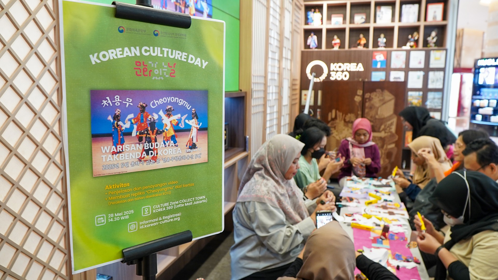Cheoyongmu Diperkenalkan Melalui Korean Culture Day Bulan Mei 2025