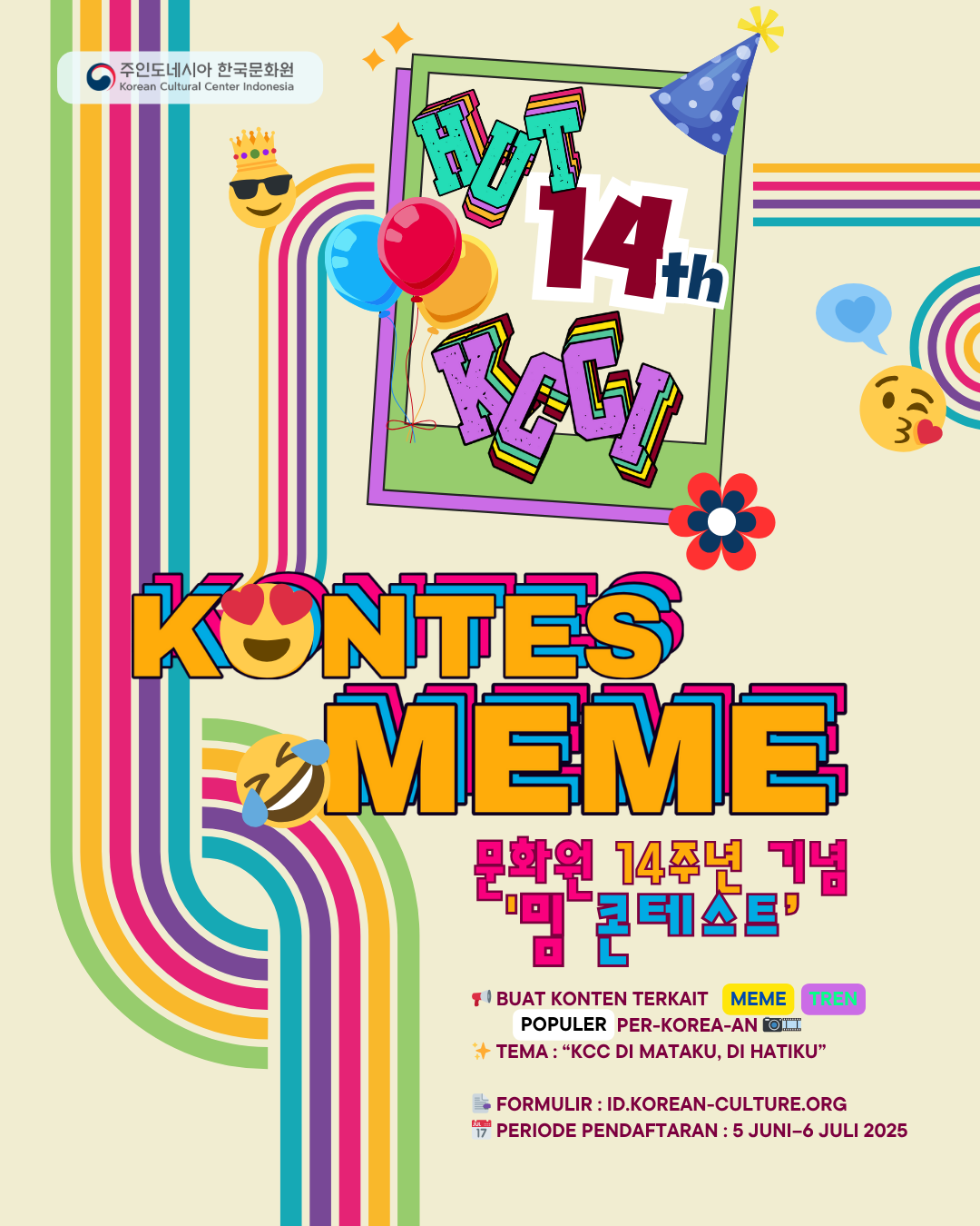 HUT 14th KCCI 'Kontes Meme'