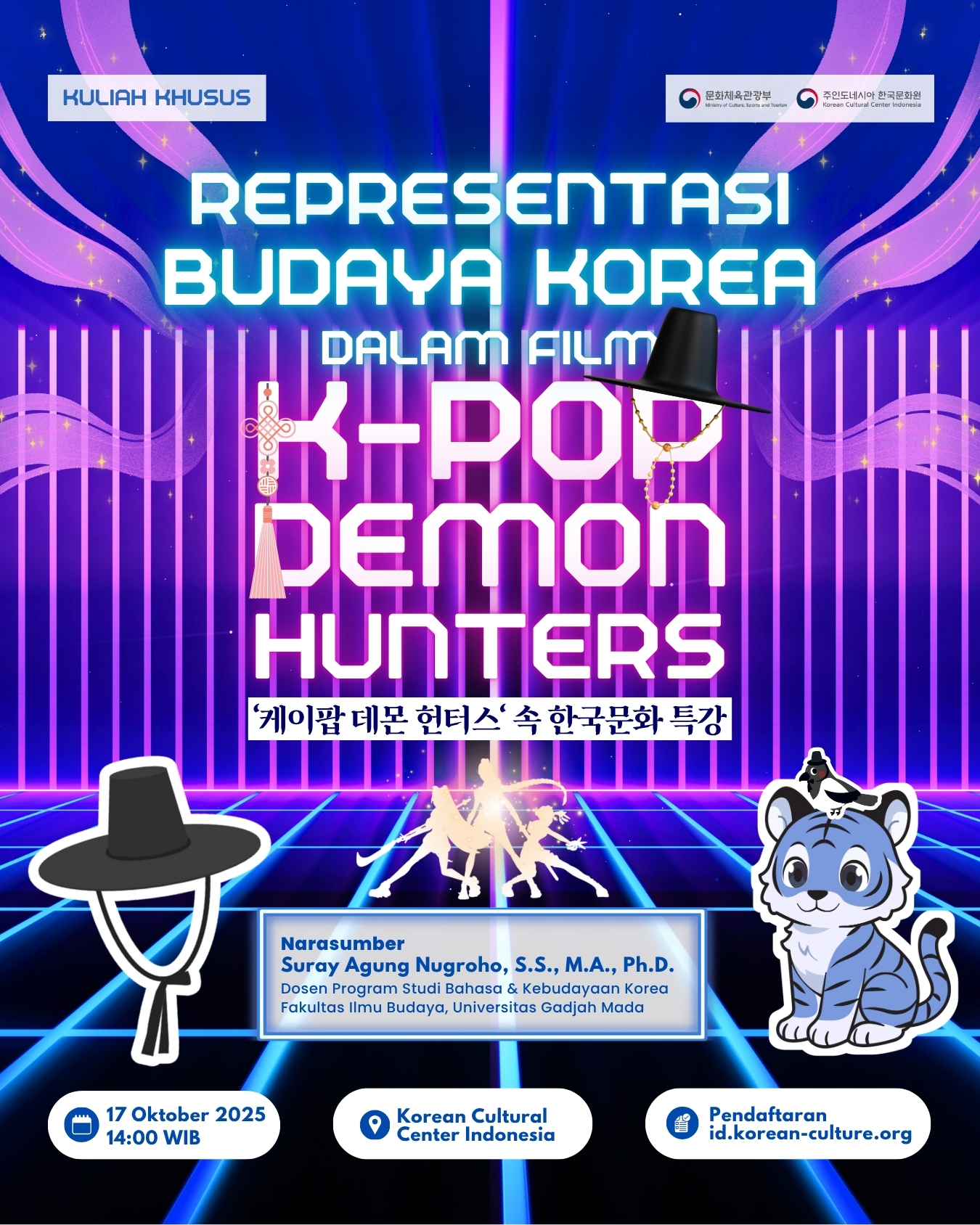 [Kuliah Khusus] Representasi Budaya Korea dalam Film 'K-Pop Demon Hunters'