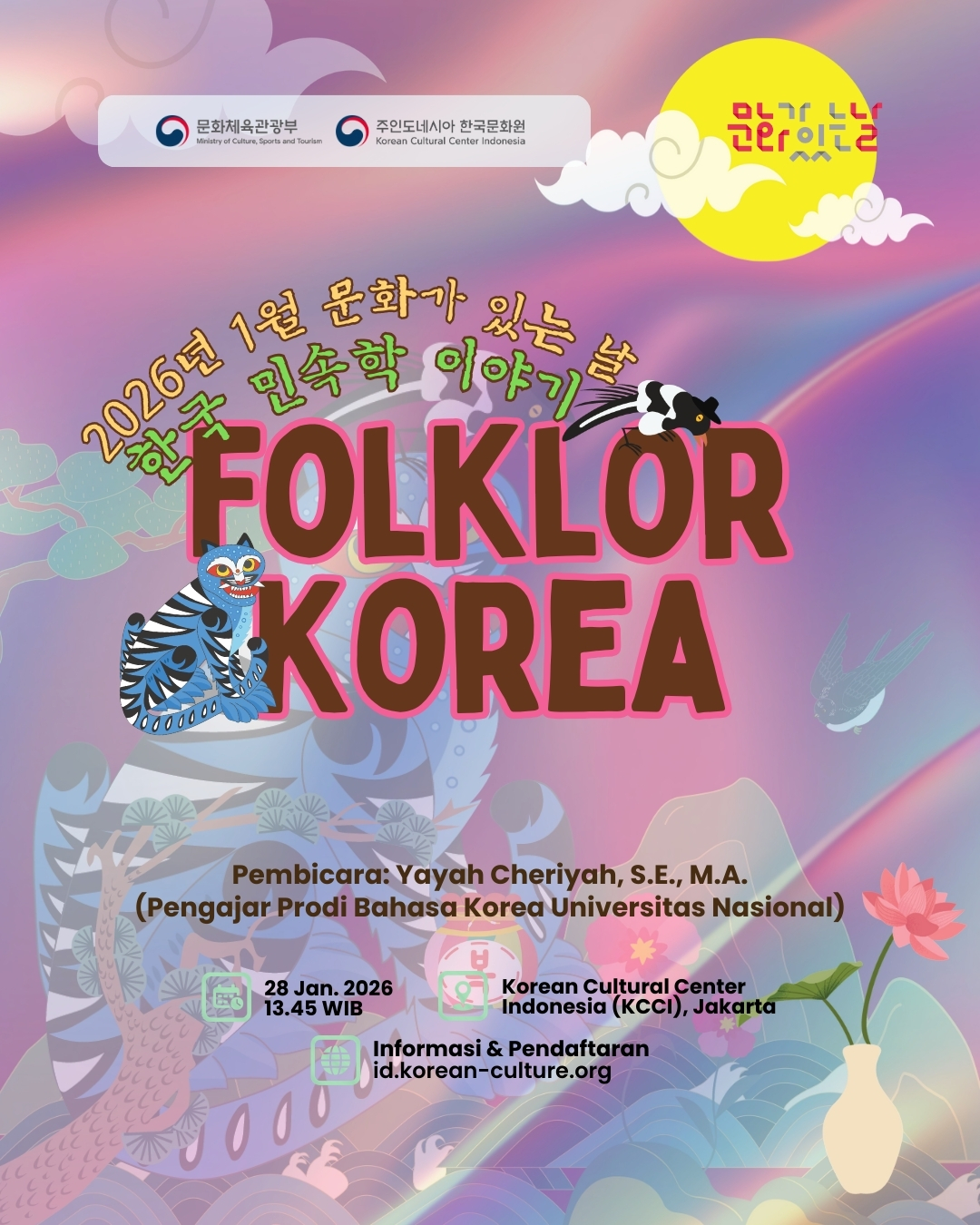 Korean Culture Day "Folklor Korea" (Januari 2026)