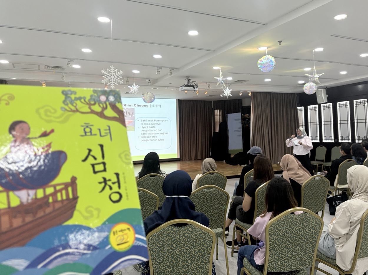 Salah satu cerita rakyat Korea "Shim Cheong"