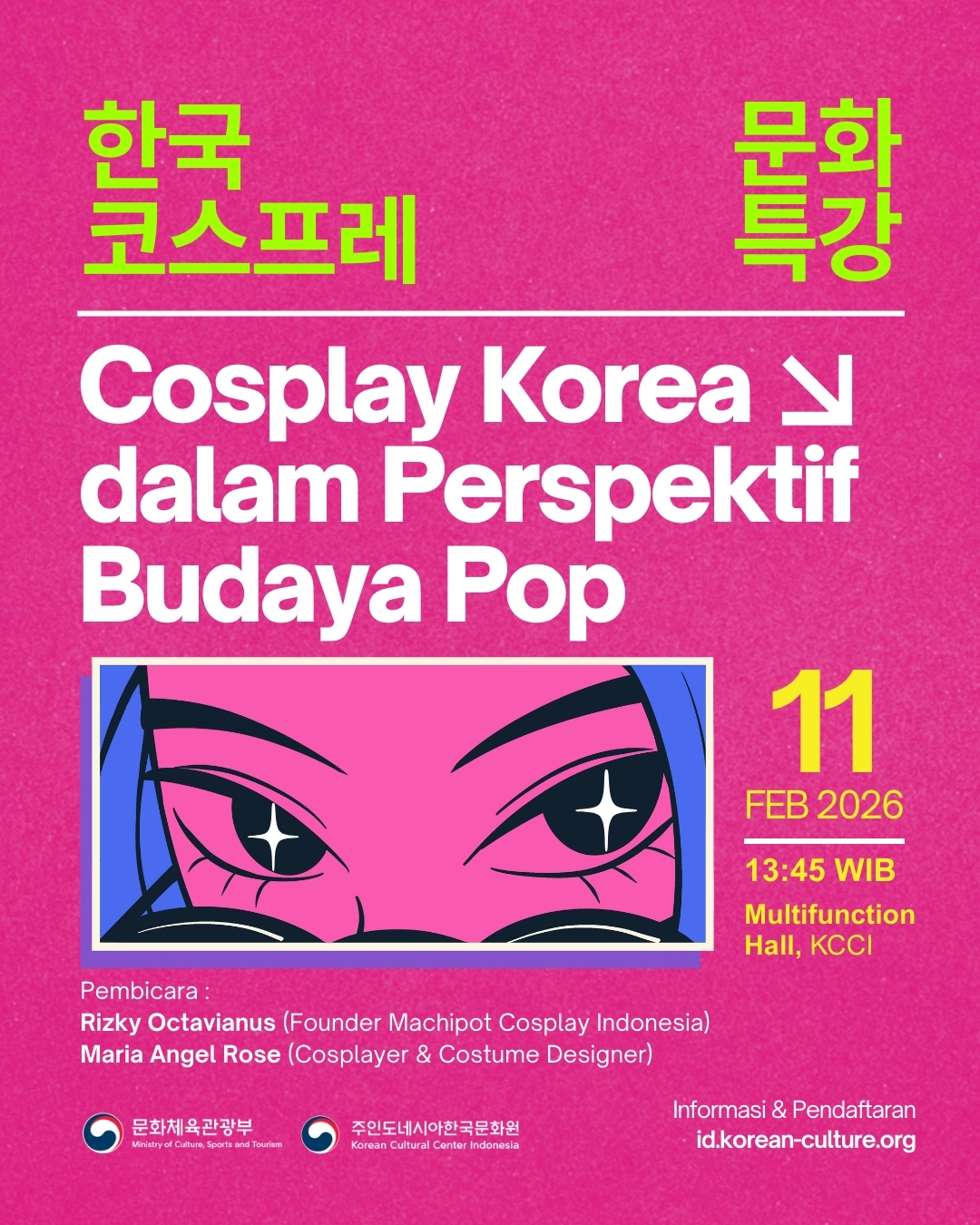 [Kuliah Budaya] Cosplay Korea dalam Perspektif Budaya Pop _ poster