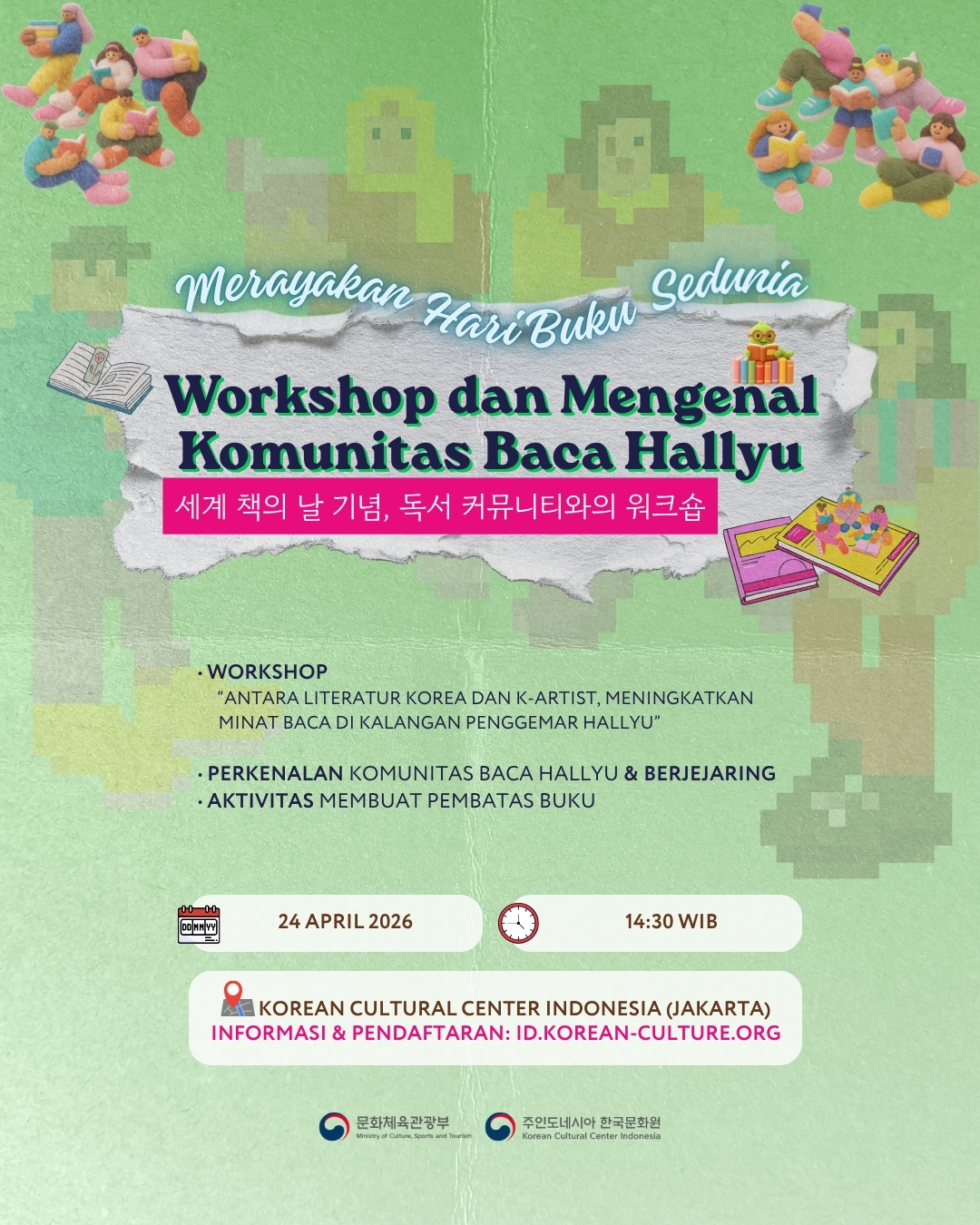 Workshop dan Mengenal Komunitas Baca Hallyu