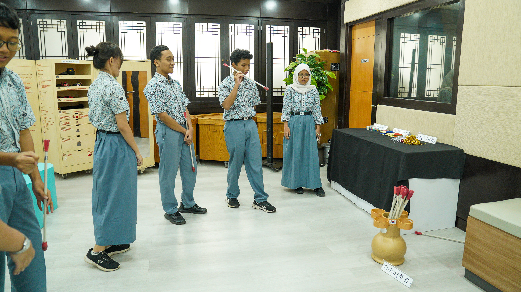 Pengalaman permainan tradisional Korea