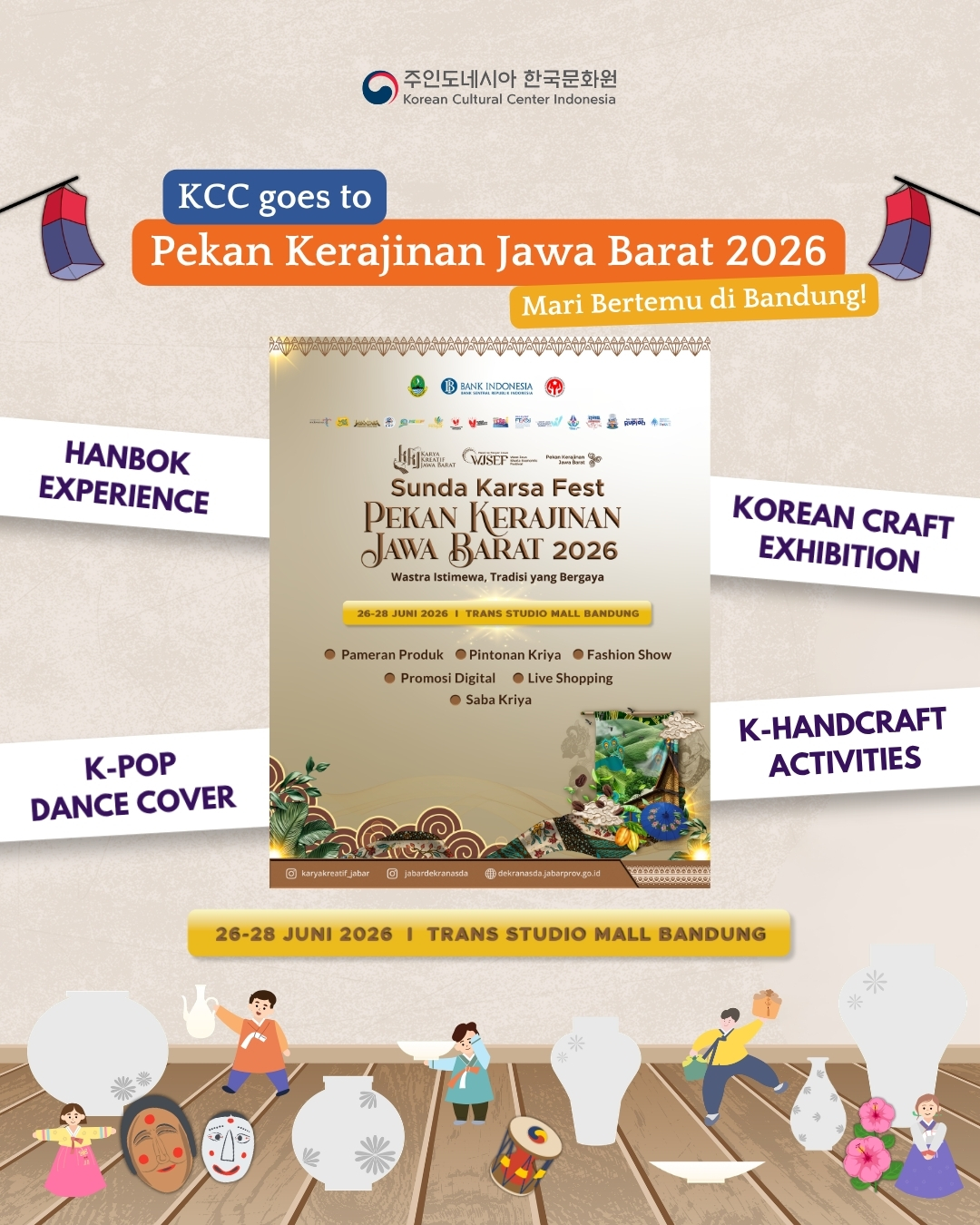KCC Goes to Pekan Kerajinan Jawa Barat 2026