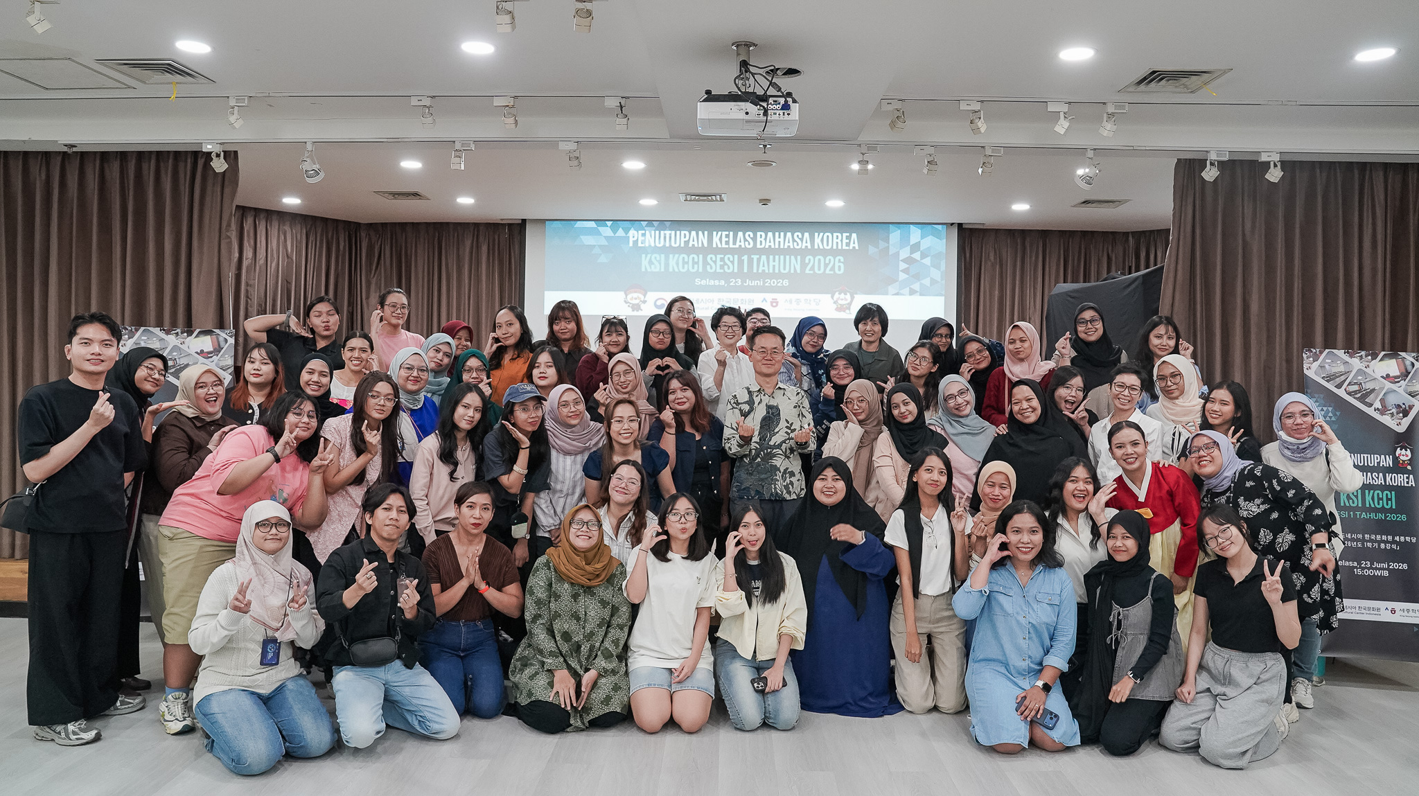 Penutupan Kelas Bahasa Korea KSI KCCI Sesi 1 Tahun 2026