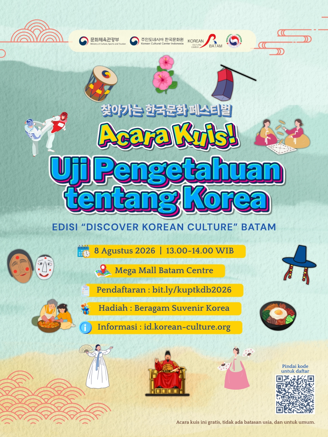 Poster Uji Pengetahuan tentang Korea