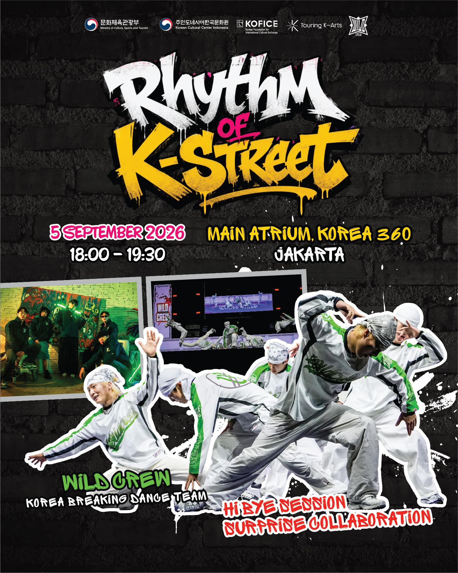 Poster 'Rhythm of K-Street' Performance
