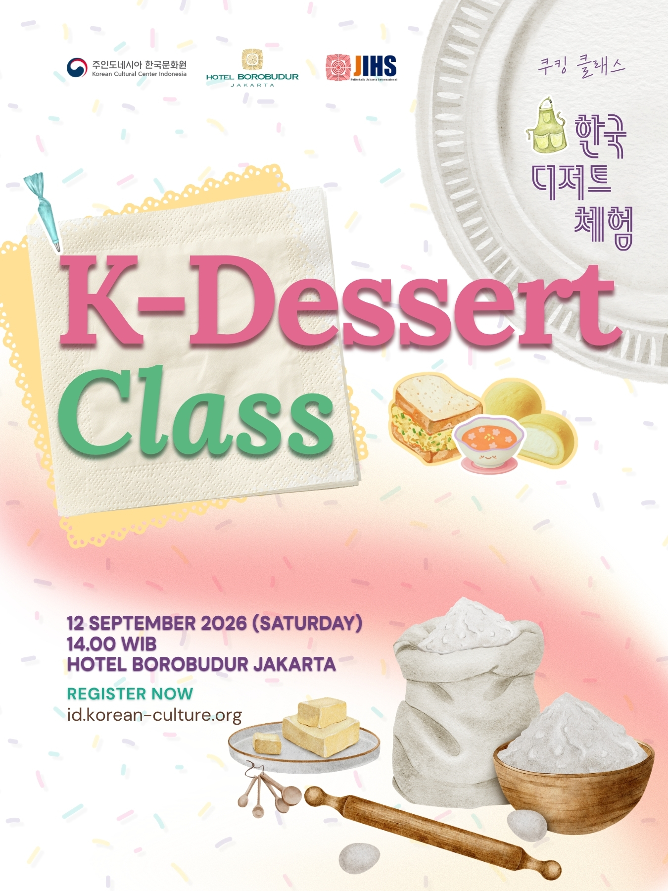 Poster K-Food Festival 'K-Dessert Class'