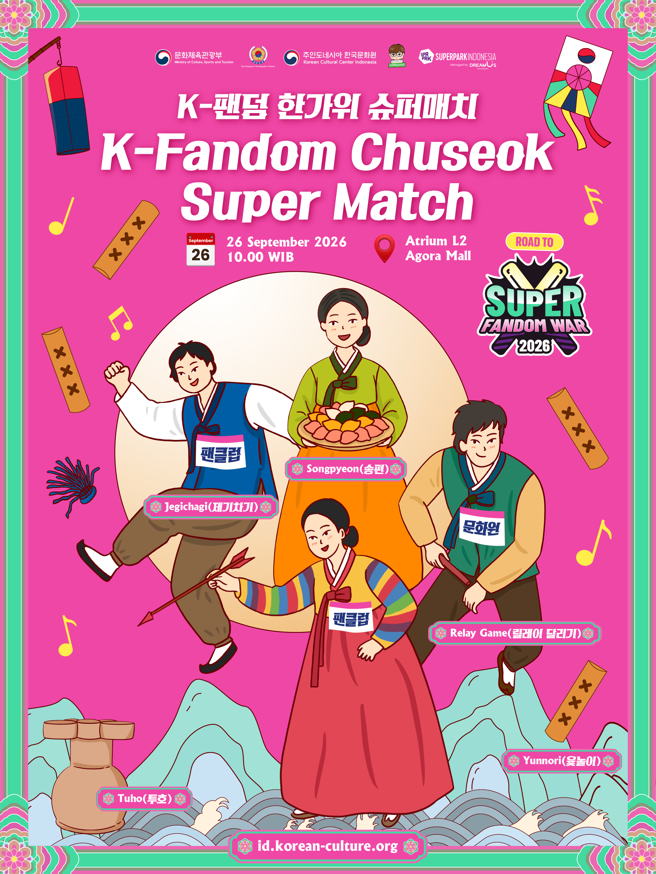 Poster K-Fandom Chuseok Super Match