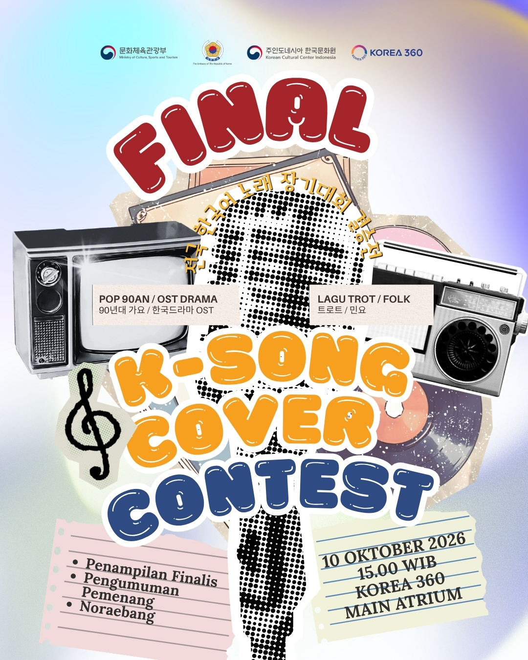 Poster K-Song Cover Contest Final