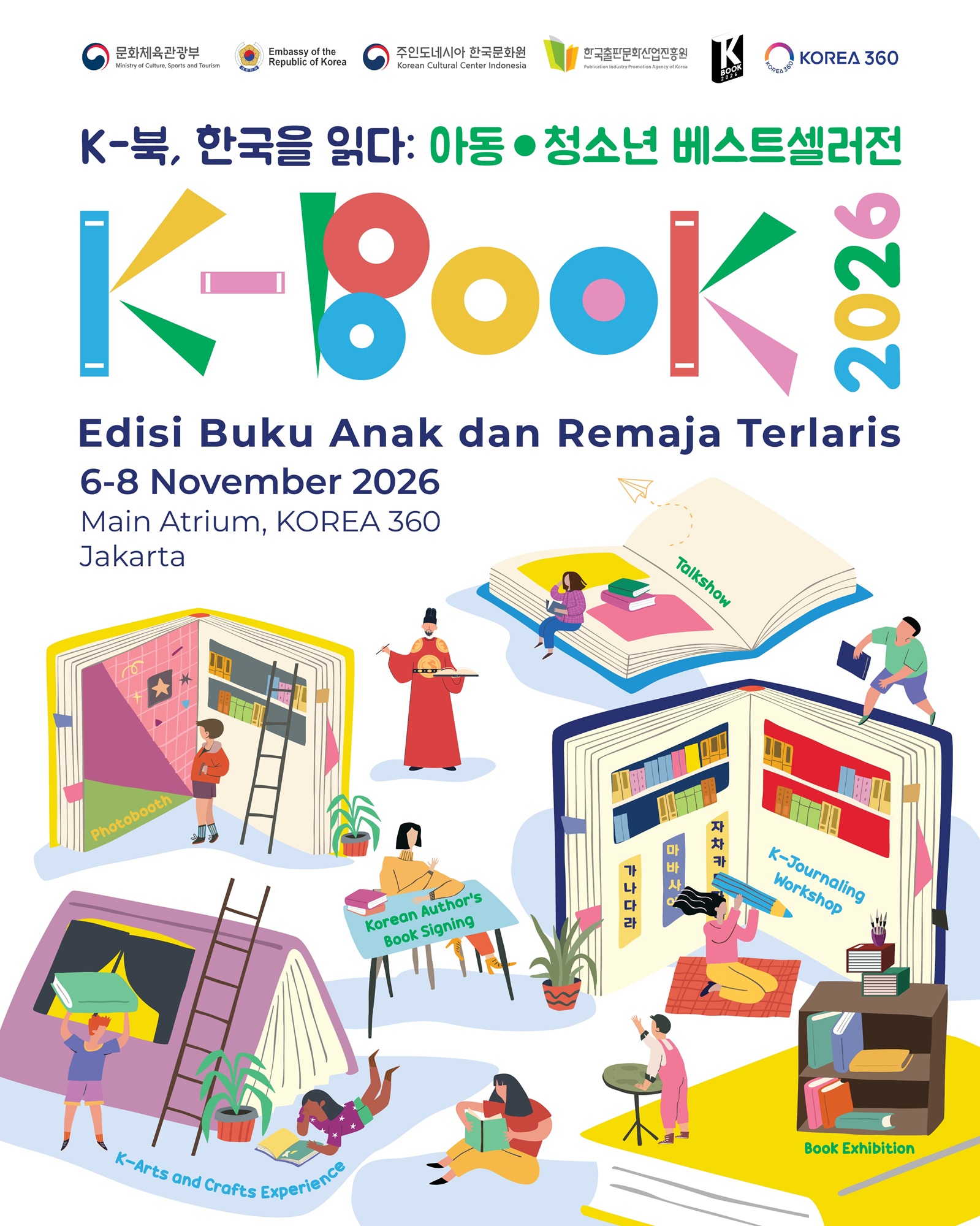 Poster K-Book 2026 : Edisi Buku Anak dan Remaja Terlaris