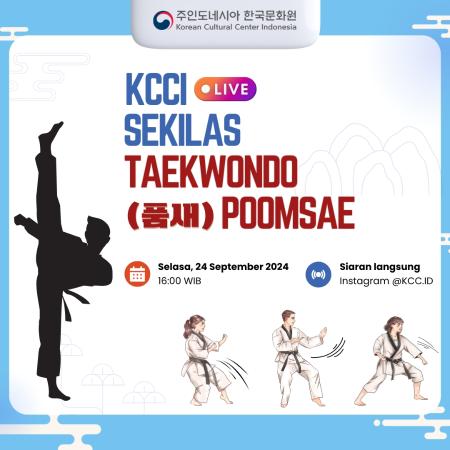 KCCI Live 'Sekilas Taekwondo Poomsae'