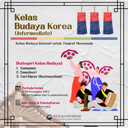 Kelas Budaya Korea (Intermediate) 2024