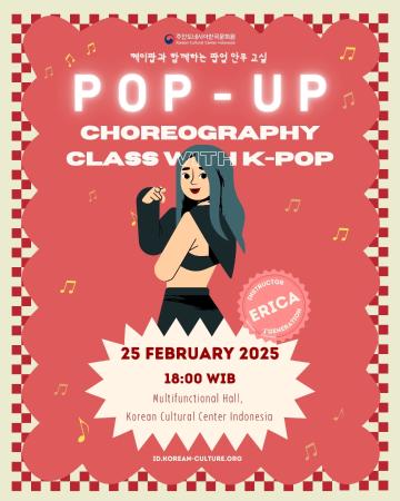  Pop-up Choreography Class with K-Pop