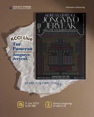 KCCI Live 'Tur Pameran Jongmyo Jeryeak'