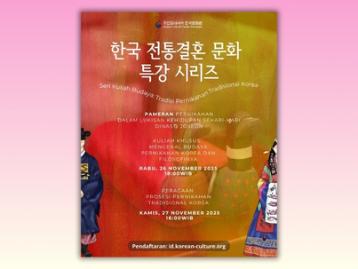  Seri Kuliah Budaya:  Tradisi Pernikahan Tradisional Korea