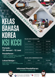 KELAS BAHASA KOREA KSI KCCI SESI 1 TAHUN 2026