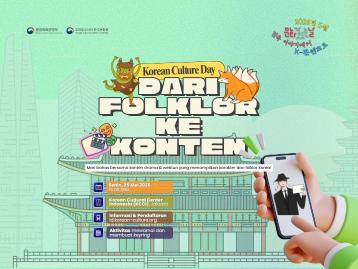  Korean Culture Day "Dari Folklor ke Konten" (Mei 2026)
