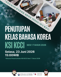 Penutupan Kelas Bahasa Korea KSI KCCI Sesi 1 Tahun 2026