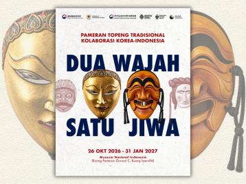 Pameran Topeng Tradisional Kolaborasi Korea-Indonesia  "Dua Wajah, Satu Jiwa"
